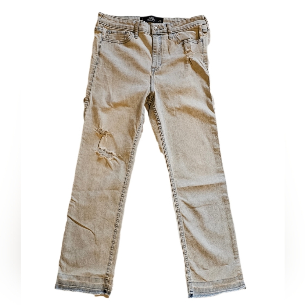 Hollister Cropped Skinny high rise jeans 11